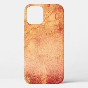 Vintages, rotes, orangefarbenes Retro Case-Mate iPhone Hülle
