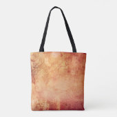 Vintages, rotes, orangefarbenes Retro Tasche (Rückseite)