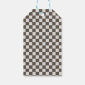 Vintages rotes Rennen Auto Geburtstag Vielen Dank Geschenkanhänger (Rückseite)