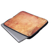 Vintages, rotes Retro Laptopschutzhülle (Vorne Knopf)