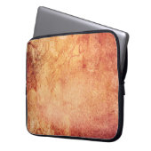 Vintages, rotes Retro Laptopschutzhülle (Vorderseite Links)