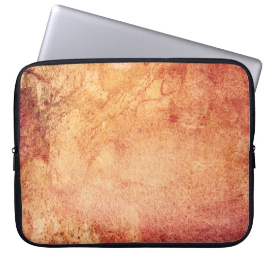 Vintages, rotes Retro Laptopschutzhülle (Vorderseite)