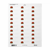 Vintages rotes Tomaten, Gemüse und Obst (Vorne)