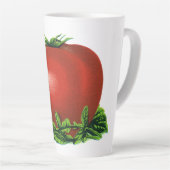 Vintages rotes Tomaten, Gemüse und Obst Milchtasse (Rechte Ecke)