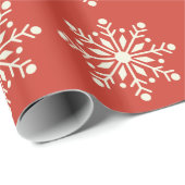 Vintages rotes und geschenkpapier (Rolleneckpunkt)