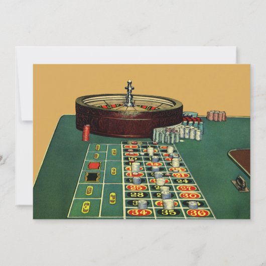 Vintages Roulette Table Casino Game, Gambling Chip (Vorderseite)