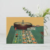 Vintages Roulette Table Casino Game, Gambling Chip (Stehend Vorderseite)