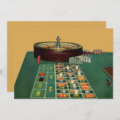 Vintages Roulette Table Casino Game, Gambling Chip (Vorne/Hinten)