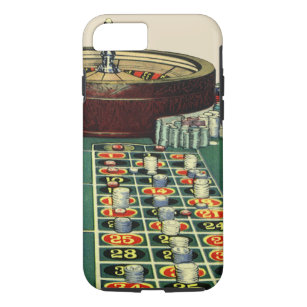 Vintages Roulette Table Casino Game, Gambling Chip Case-Mate iPhone Hülle