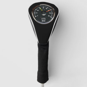 Vintages Round-Analog-Auto-Tachometer Golf Headcover