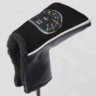 Vintages Round-Analog-Auto-Tachometer Golf Headcover