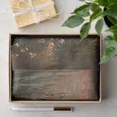 Vintages Rowboat bei Sunset Lake Decoupage Seidenpapier (Geschenk)