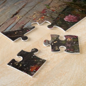Vintages Rowboat bei Sunset Lake Puzzle (Seite)