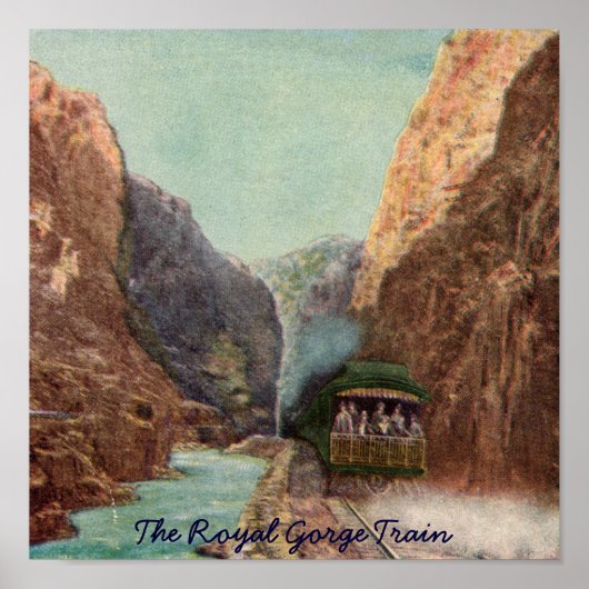 Vintages Royal Gorge Train Poster (Vorne)