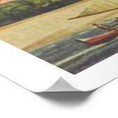 Vintages Royal Hawaiian Heavyweight Travel Poster (Ecke)