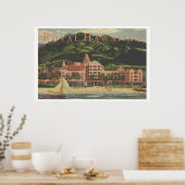 Vintages Royal Hawaiian Heavyweight Travel Poster (Küche)