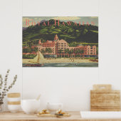Vintages Royal Hawaiian Travel Poster (Küche)