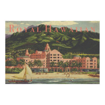 Vintages Royal Hawaiian Travel Poster