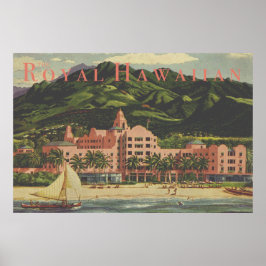 Vintages Royal Hawaiian Travel Poster
