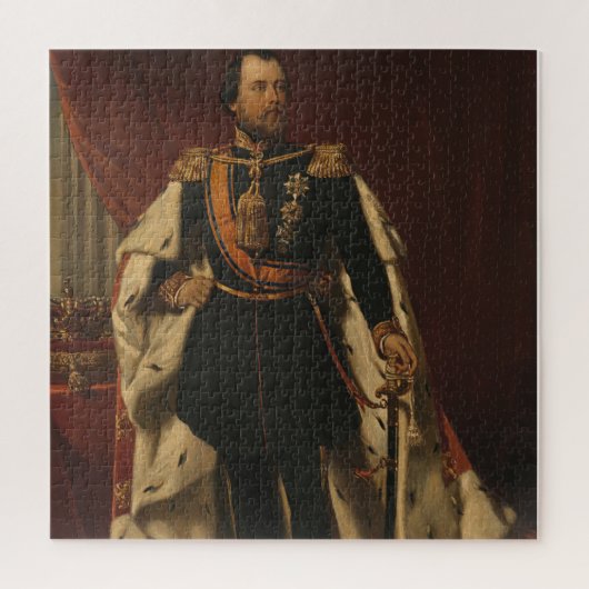 Vintages Royal Porträt Puzzle (Vertikal)