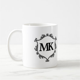 Vintages Royal Schild personalisierter Name Monogr Kaffeetasse
