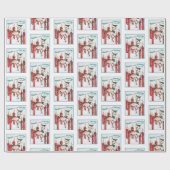 Vintages Rudolph Strutwrapping-Papier Geschenkpapier (Flach)