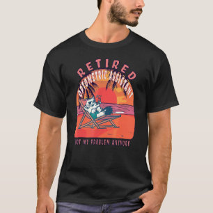 Vintages Ruhestand eines optometrischen Assistente T-Shirt