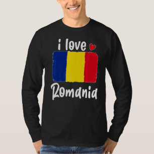 Vintages Rumänien - Flaggenstolz auf Männer - Frau T-Shirt