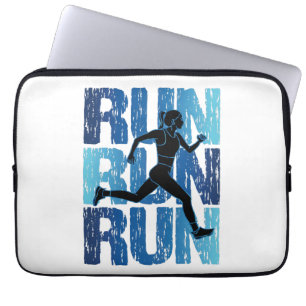 Vintages Runner Girl - Run Run Laptopschutzhülle