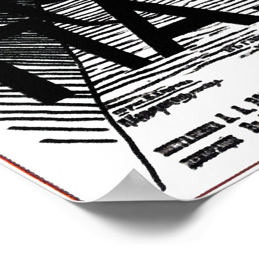 Vintages Russisches Werbeplakat. Spider Poster (Ecke)