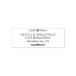 Vintages rustikales Altbau Viktorianische Hochzeit Permastempel