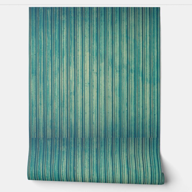 Vintages rustikales Blau Tapete (Abrollen)