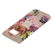 Vintages rustikales Blumen Case-Mate Samsung Galaxy Hülle (unten)