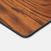 Vintages rustikales Braunholz Carpenter Schreibtischunterlage (Ecke)