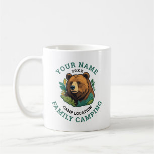 Vintages Rustikales Camping Kaffeetasse