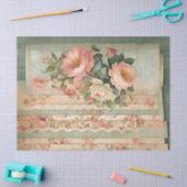 Vintages rustikales Dekopulationspapier Seidenpapier (Basteln)