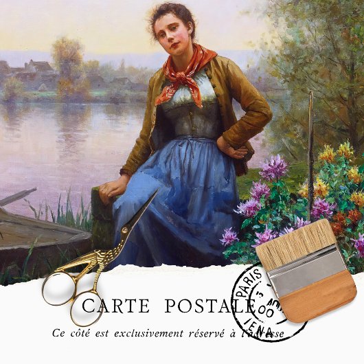 Vintages Rustikales Dekoupage Tissue Seidenpapier