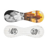 Vintages rustikales Foto mit dem besten Vater Baseball (Paneele)