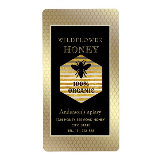 Vintages rustikales Goldlogo (Vorne)