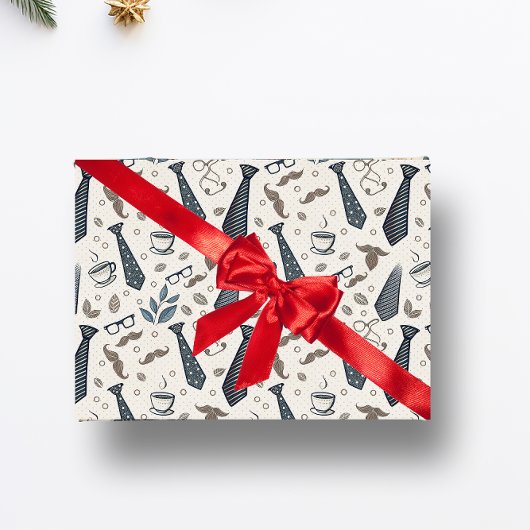 Vintages rustikales Kindergeschenk Geschenkpapier