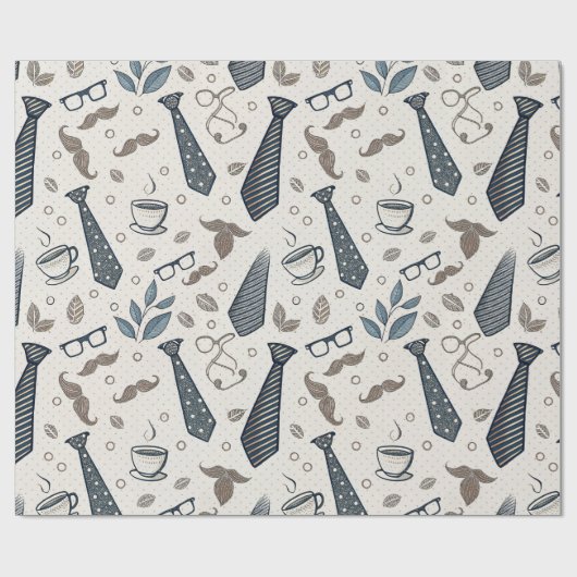 Vintages rustikales Kindergeschenk Geschenkpapier (Flach)