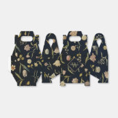 Vintages Rustikales Monogram Floral Rug Muster Geschenkschachtel (Ungefaltet)