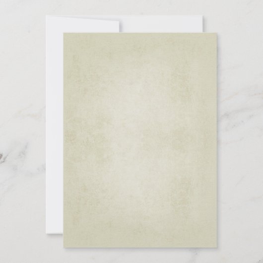 Vintages rustikales OWL Paar Brautdusche Einladung (Rückseite)