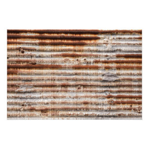 Vintages Rusty Metal Fotodruck