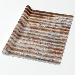 Vintages Rusty Metal Geschenkpapier