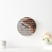 Vintages Rusty Metal Runde Wanduhr (Zuhause)