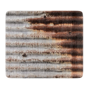 Vintages Rusty Metal Schneidebrett