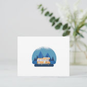 Vintages RV Camper Motorhome Postkarte (Stehend Vorderseite)