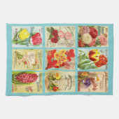 Vintages Saatbeutel Geschirrtuch (Horizontal)