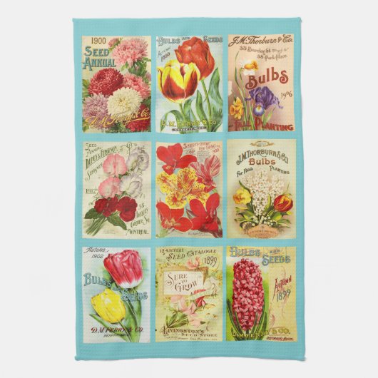 Vintages Saatbeutel Geschirrtuch (Vertikal)